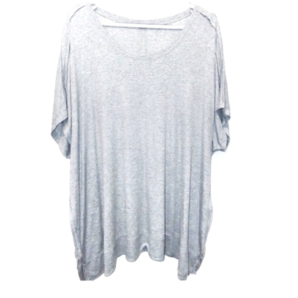 ``T25372 Time and Tru Light Gray Tunic